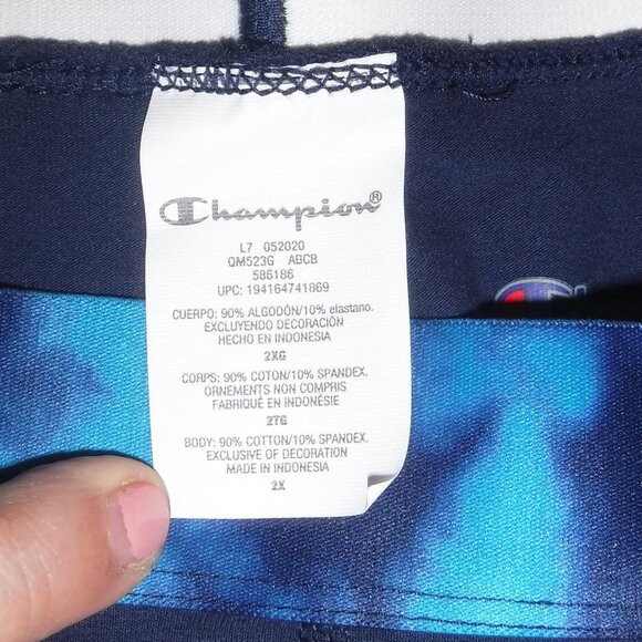 NWT Champion Double Dry leggings, 90% cotton, 10 % spandex, plus size US 2X - Picture 5 of 7
